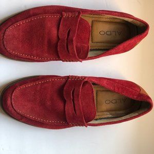 Deep Red Aldo Men's Loafer size 10